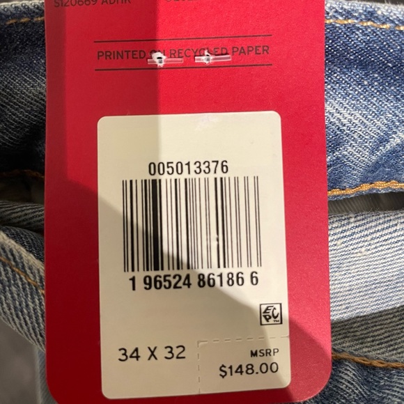 LEVIS 501 ORIGINAL FIT SELVEDGE MEN'S JEANS - Picture 3 of 10